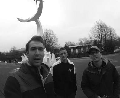 white sculpture.. made it black&amp;white